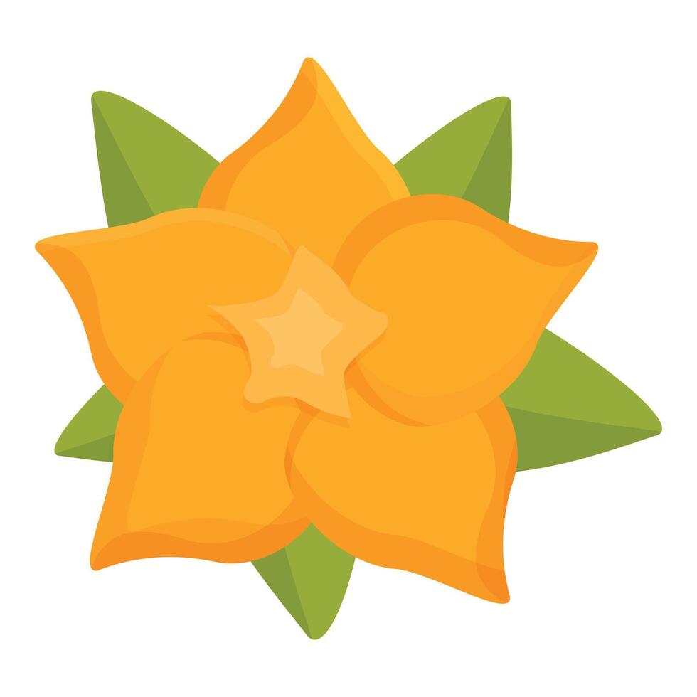 Cute Bali flower icon cartoon vector. Trip asia vacation vector