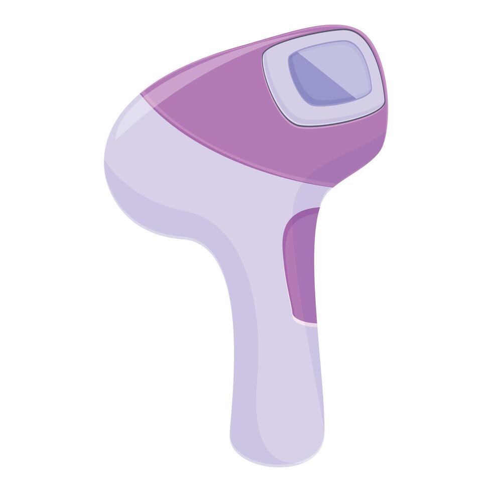 Cream photo epilator icon cartoon vector. Cosmetic body care vector