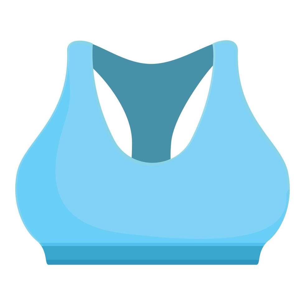 Fitness run bra icon cartoon vector. Sport accessories vector