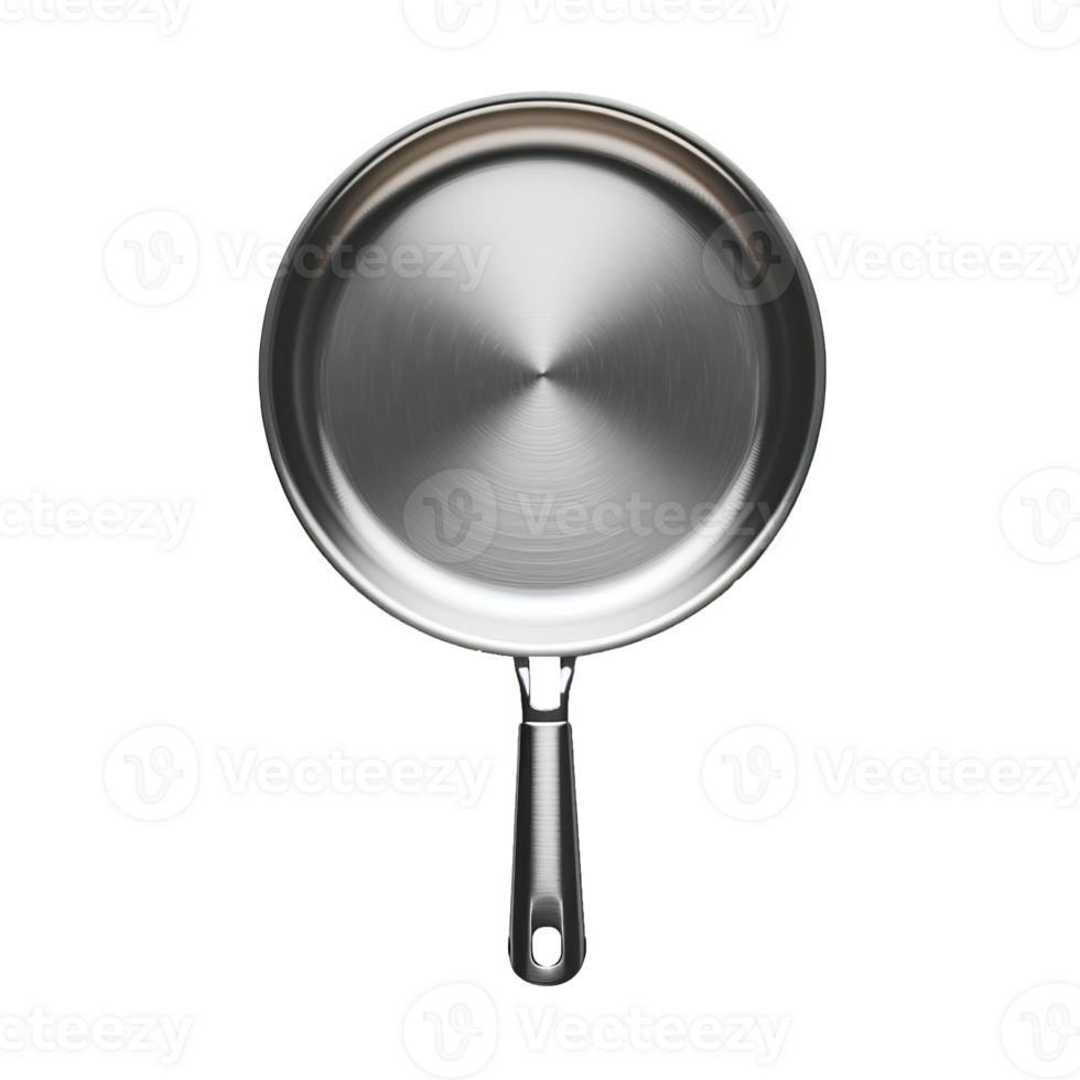 AI generated Realistic frying pan isolated on transparent background png