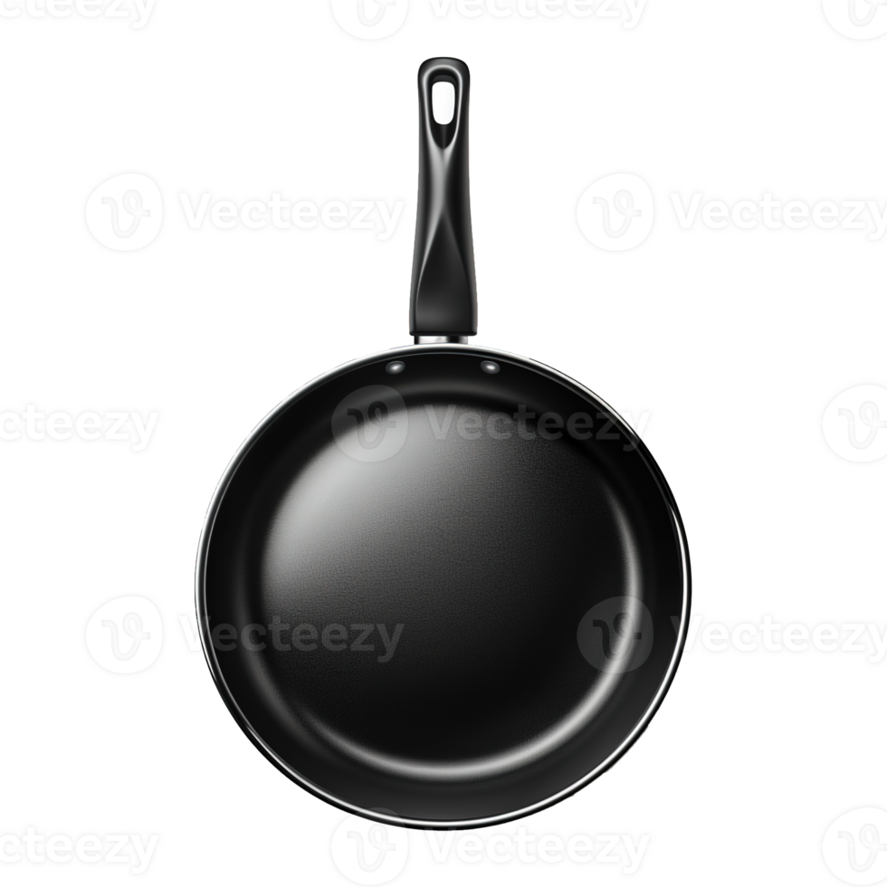 AI generated Realistic frying pan isolated on transparent background png