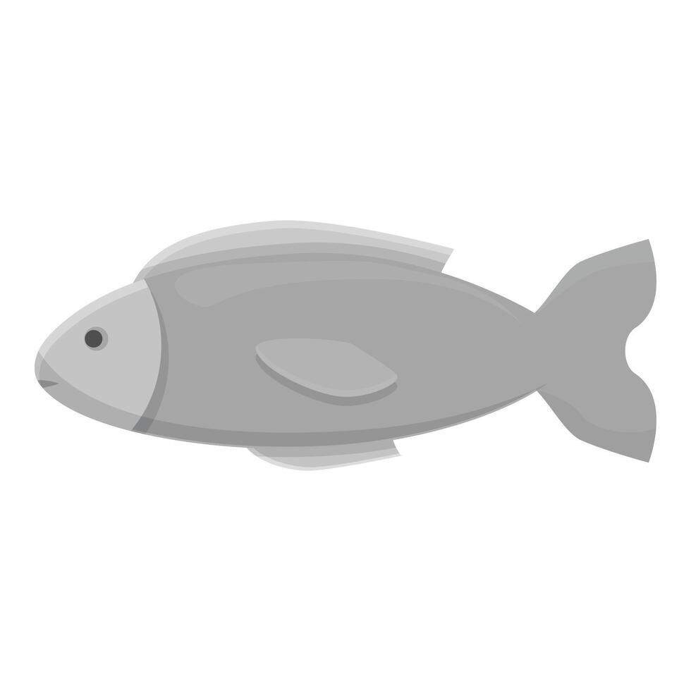 Holy week fish food icon cartoon vector. Bible sacrament vector