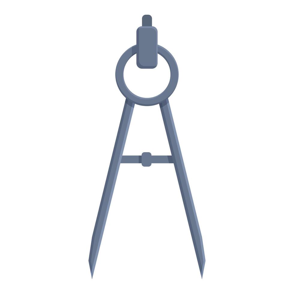 Compass architecture education icon cartoon vector. Mind future vector
