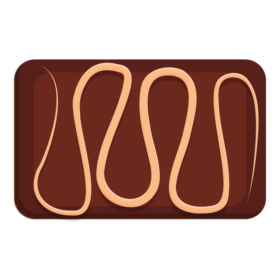 Sweet chocolate icon cartoon vector. World Choco Day vector