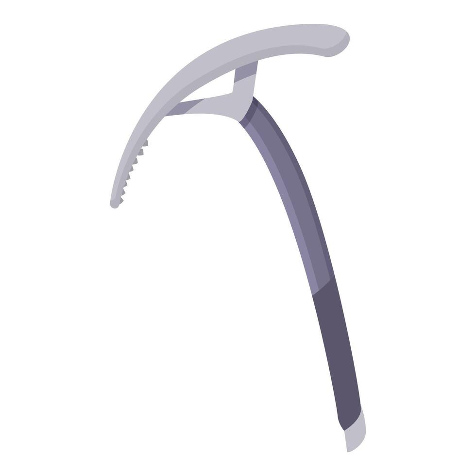 Ice pick axe icon cartoon vector. Arctic exploration vector