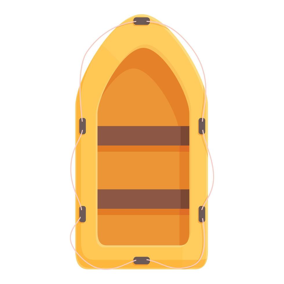 Rubber boat icon cartoon vector. Ocean transport and river too vector