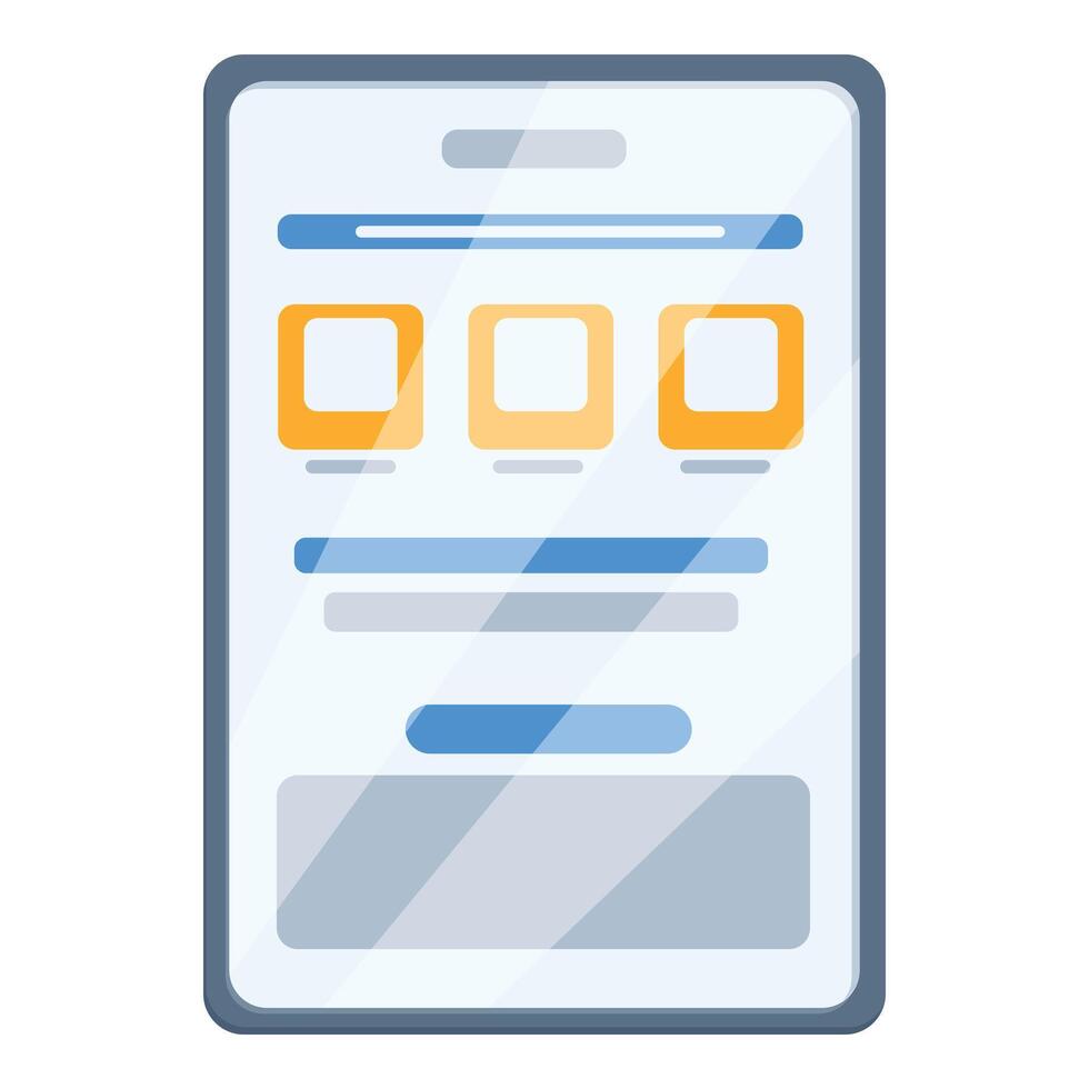 Code new design web icon cartoon vector. Change mobile user vector