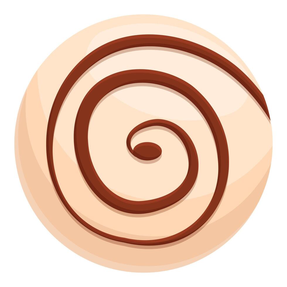Milk cocoa bonbon icon cartoon vector. Label comic party vector