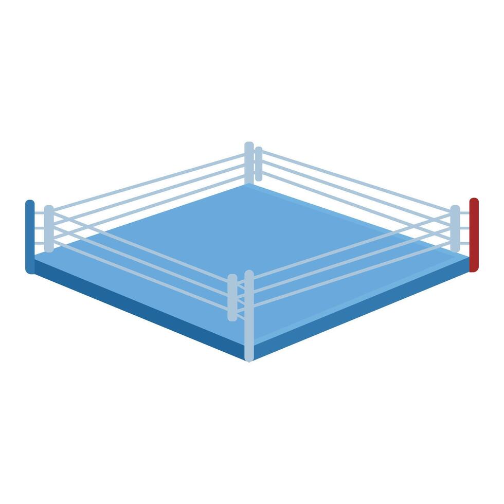 Boxing ring box icon cartoon vector. Training professional vector