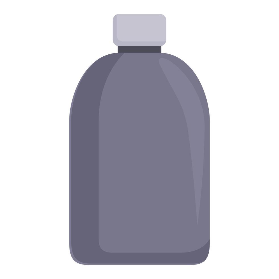 Liquid bottle icon cartoon vector. Soap new formula production vector