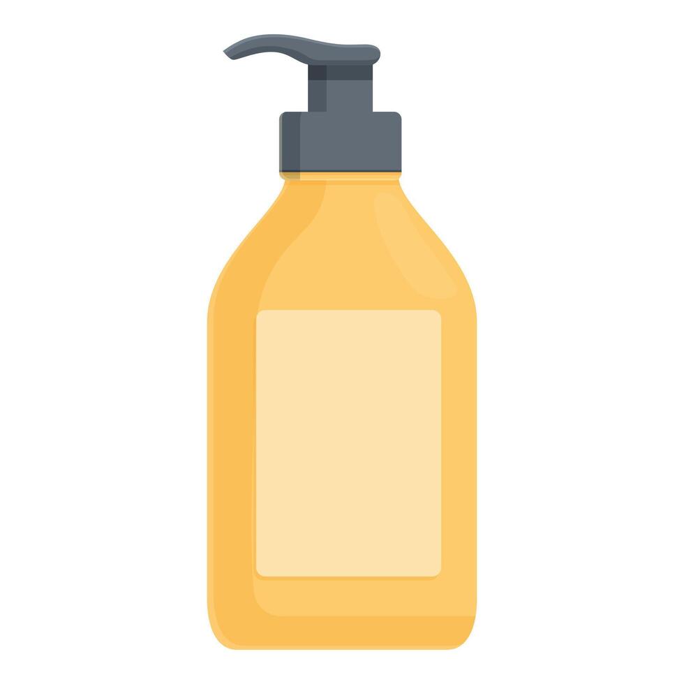 Liquid soap pot icon cartoon vector. Face service network vector