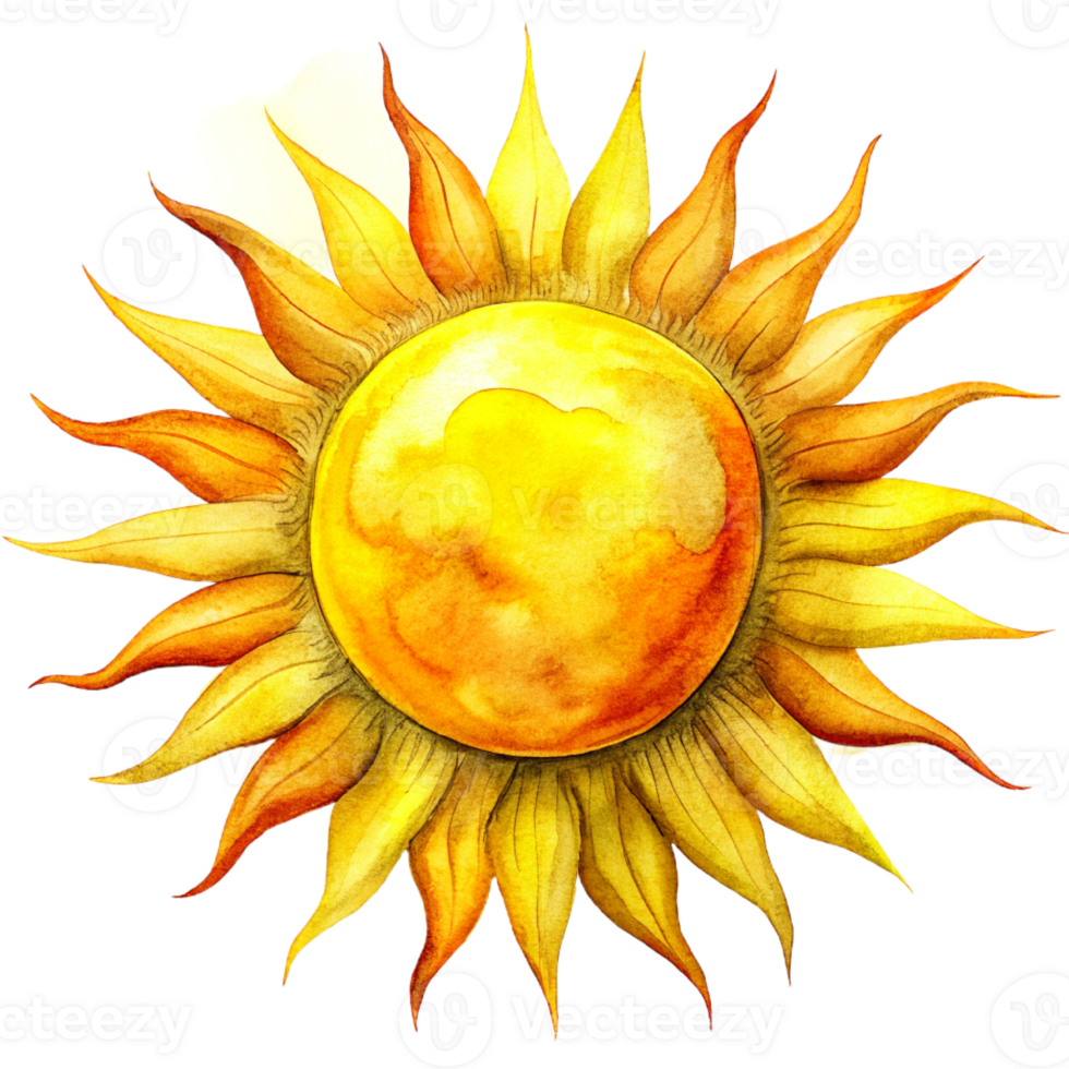 AI generated sun art,  sunlight png