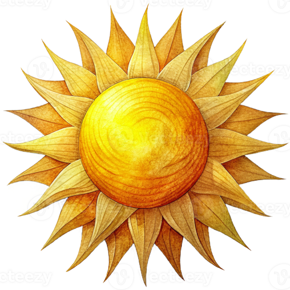 AI generated sun art,  sunlight png