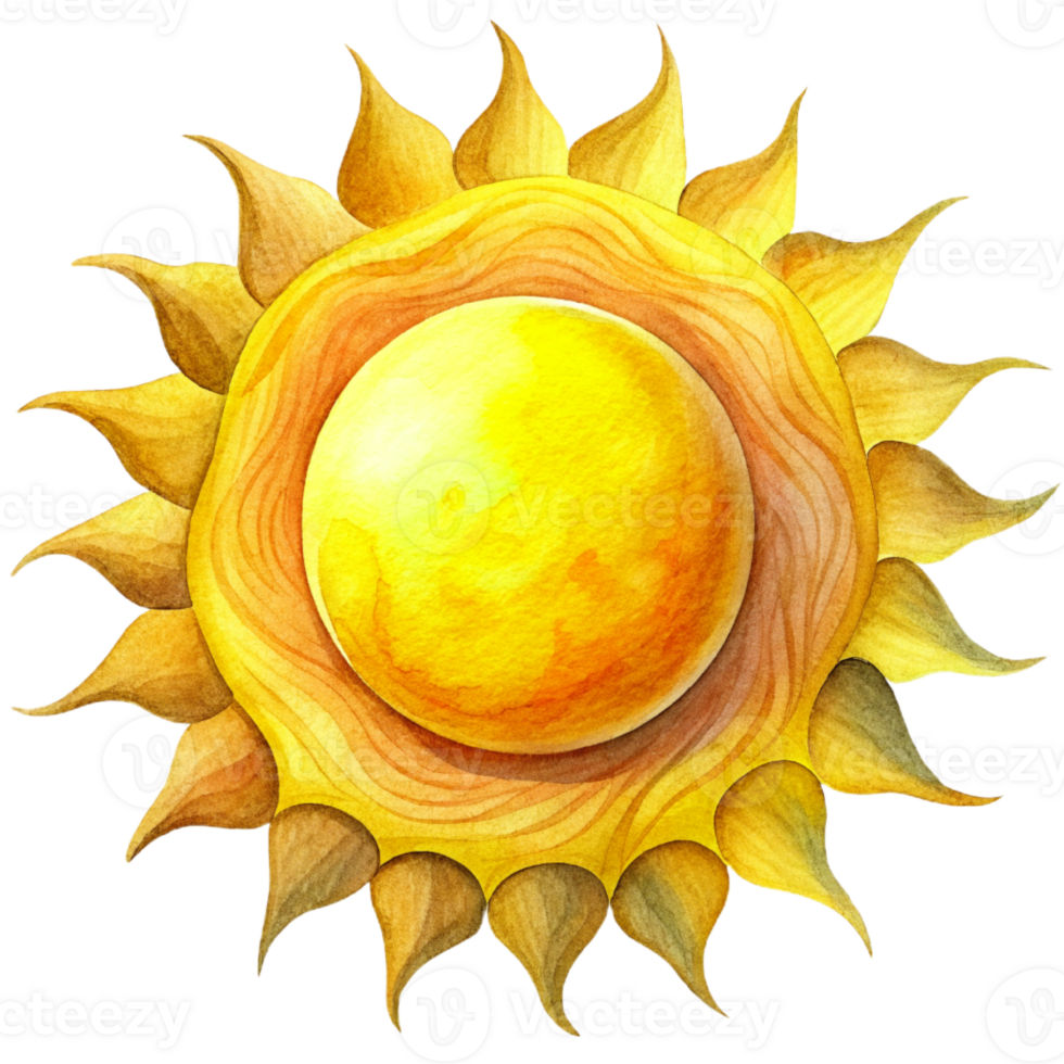 AI generated sun art,  sunlight png