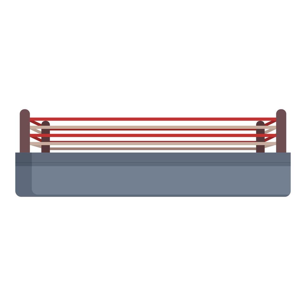 Modern sport ring icon cartoon vector. Boxing training place vector