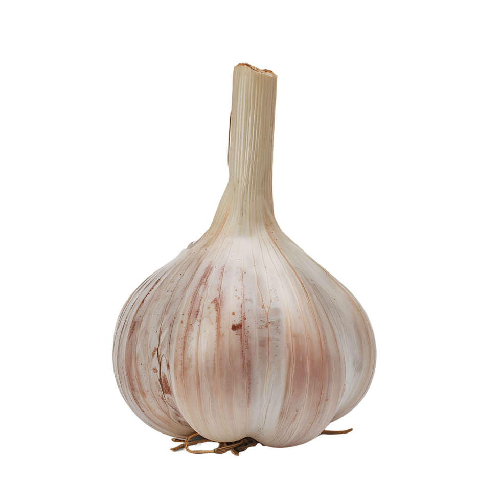 AI generated Transparent Garlic Bulb Set png
