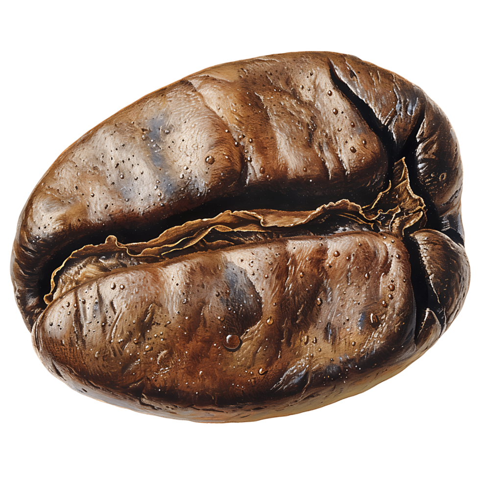 AI generated Dark Roast Beans on Clear Background png