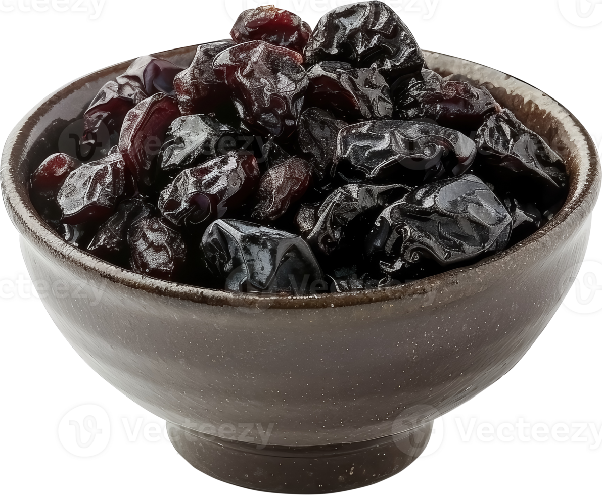 Dried dates fruits in bowl png