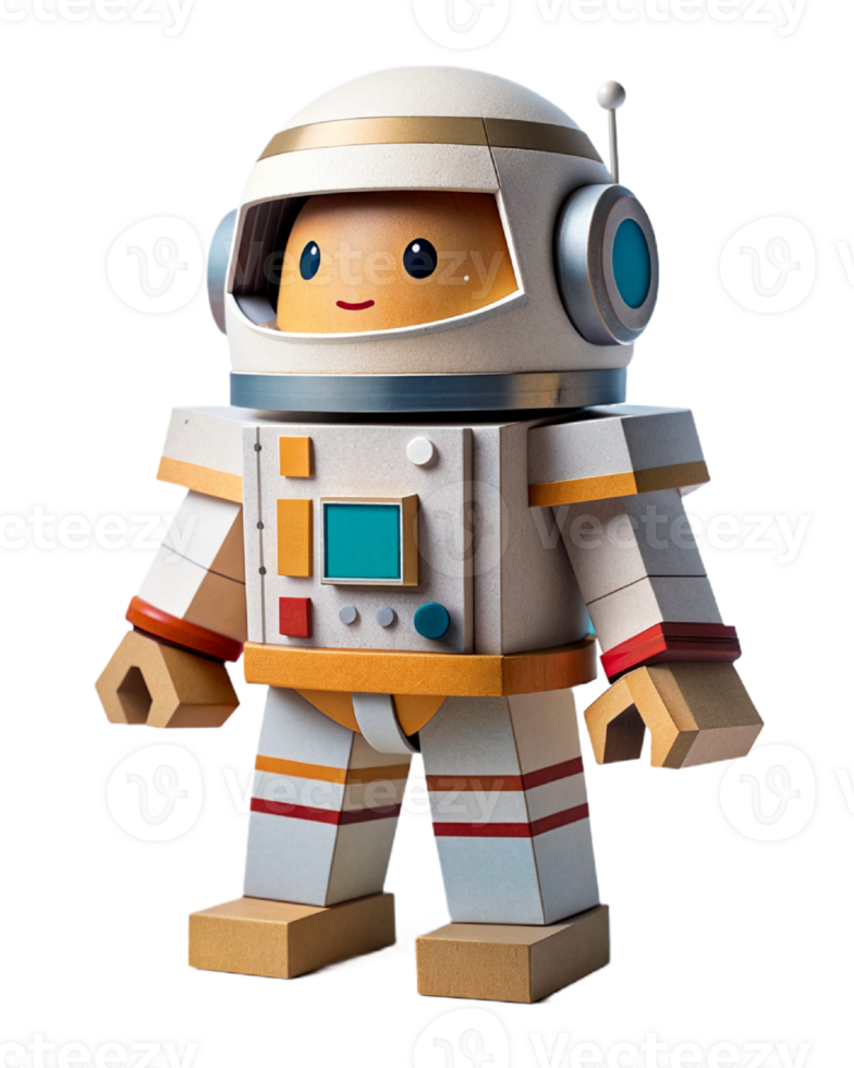 AI generated cute robot, cyborg technology png