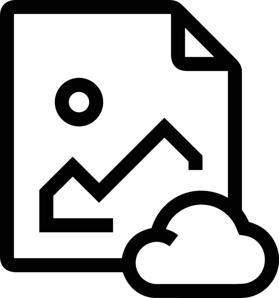 Cloud icon symbol vector image. Illustration of the hosting storage design image