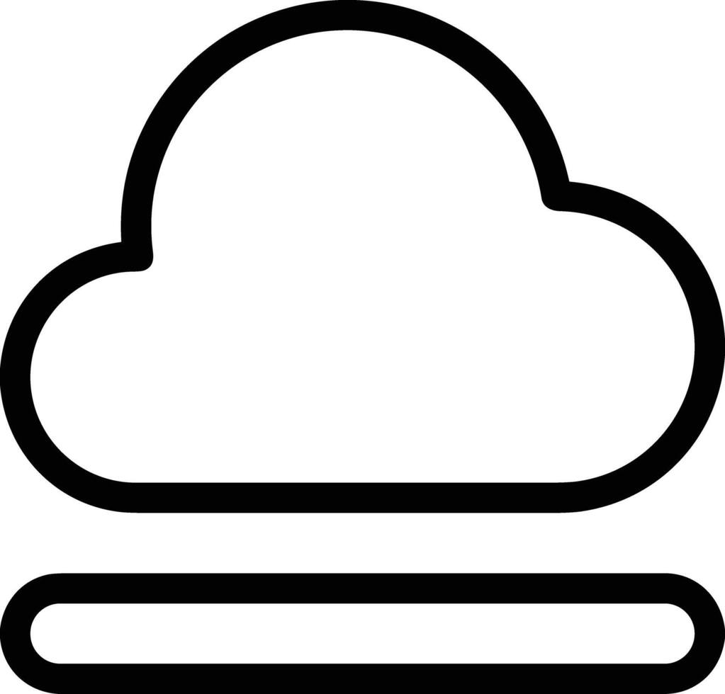 Cloud icon symbol vector image. Illustration of the hosting storage design image