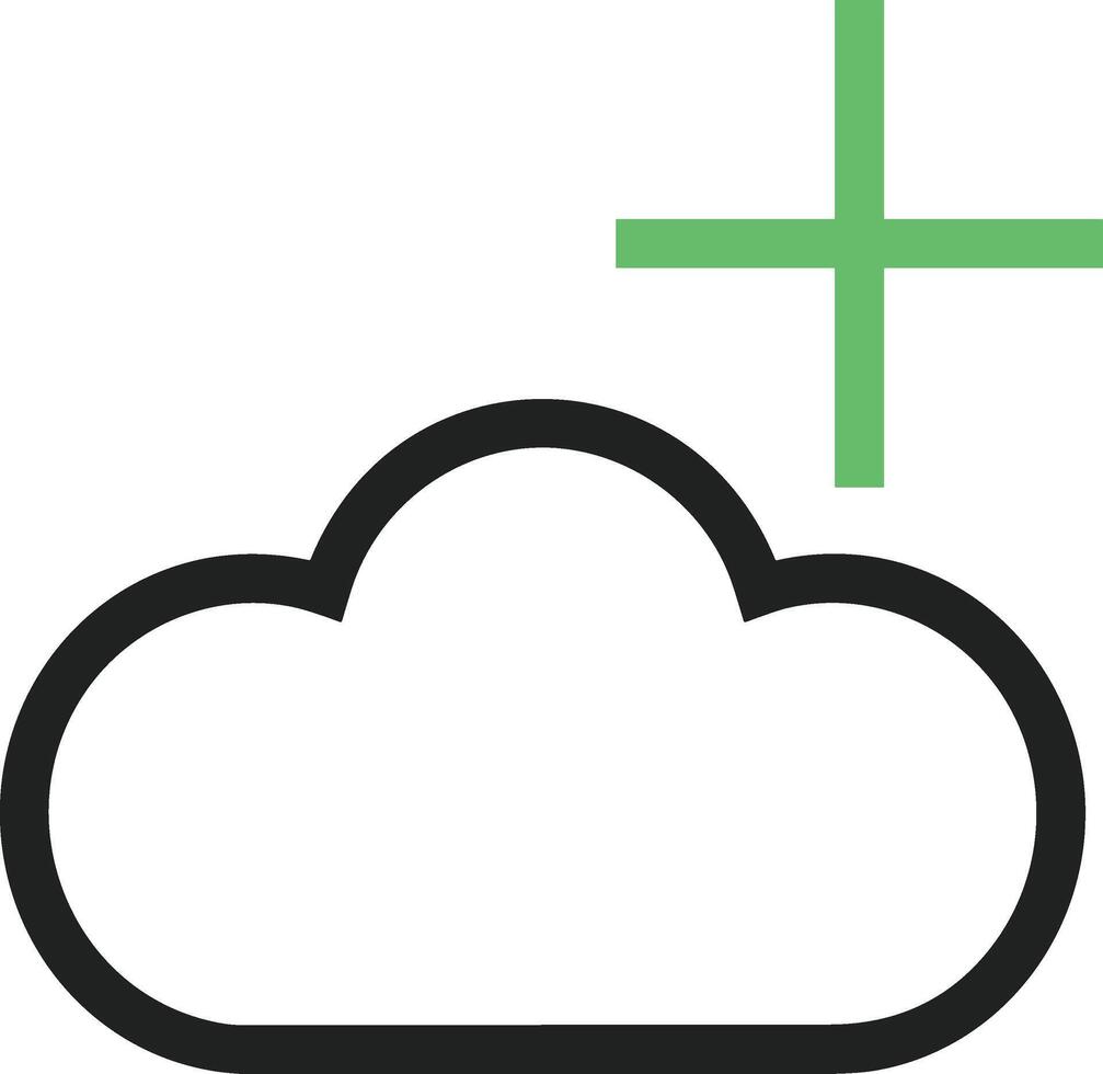 Cloud icon symbol vector image. Illustration of the hosting storage design image