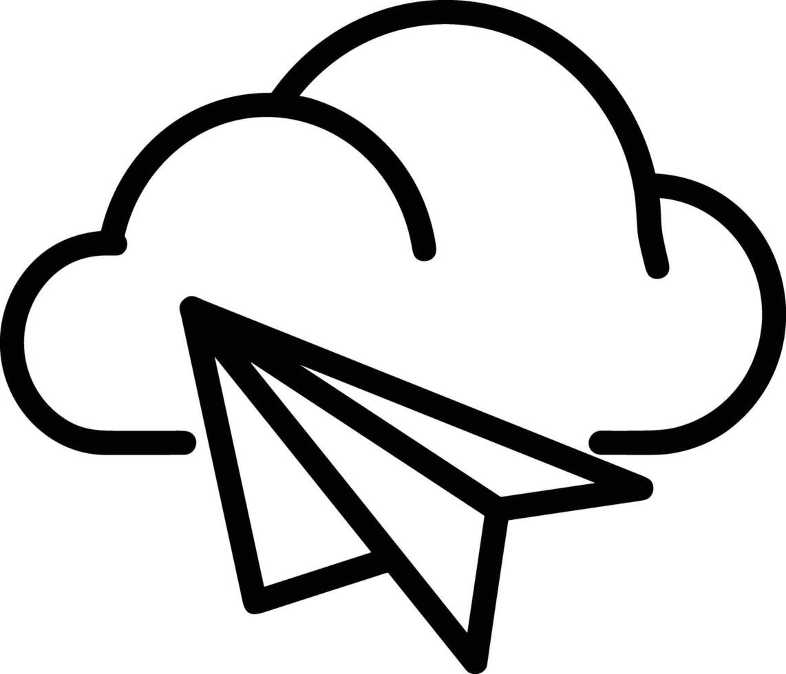 Cloud icon symbol vector image. Illustration of the hosting storage design image