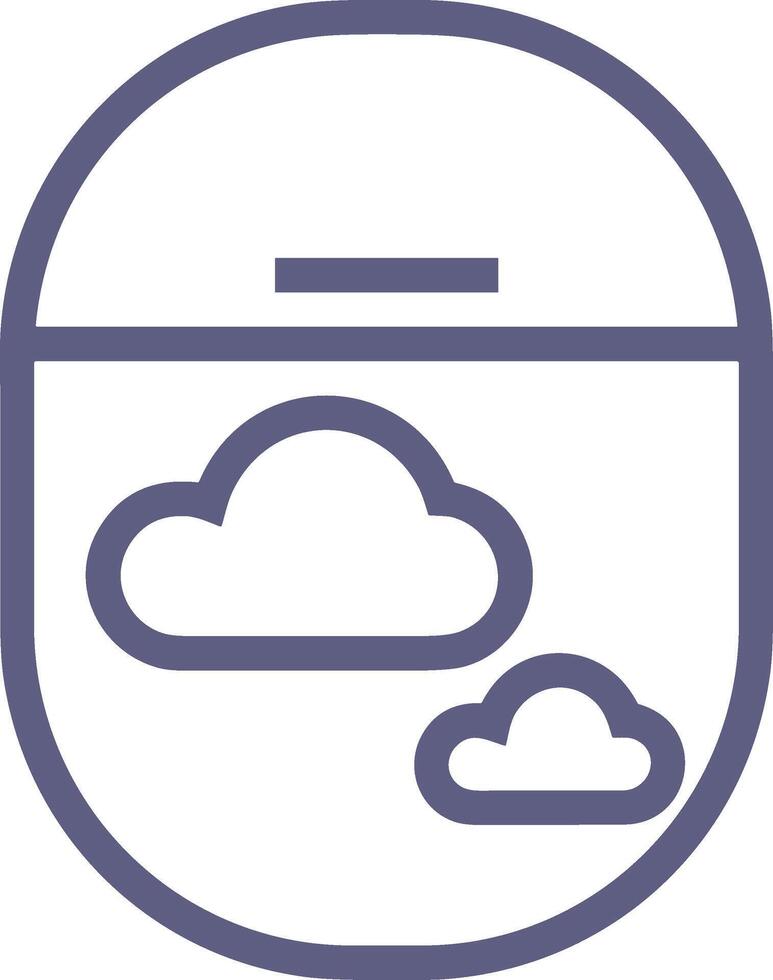 Cloud icon symbol vector image. Illustration of the hosting storage design image