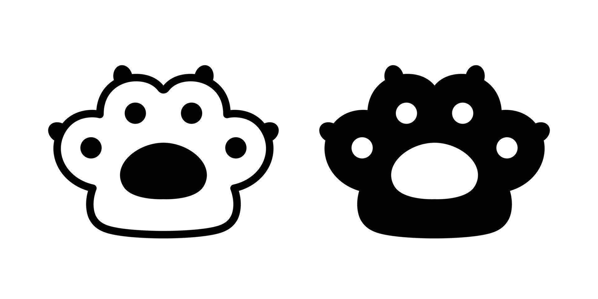 gato pata perro icono huella vector gatito calicó logo mascota símbolo dibujos animados personaje animal ilustración garabatear diseño