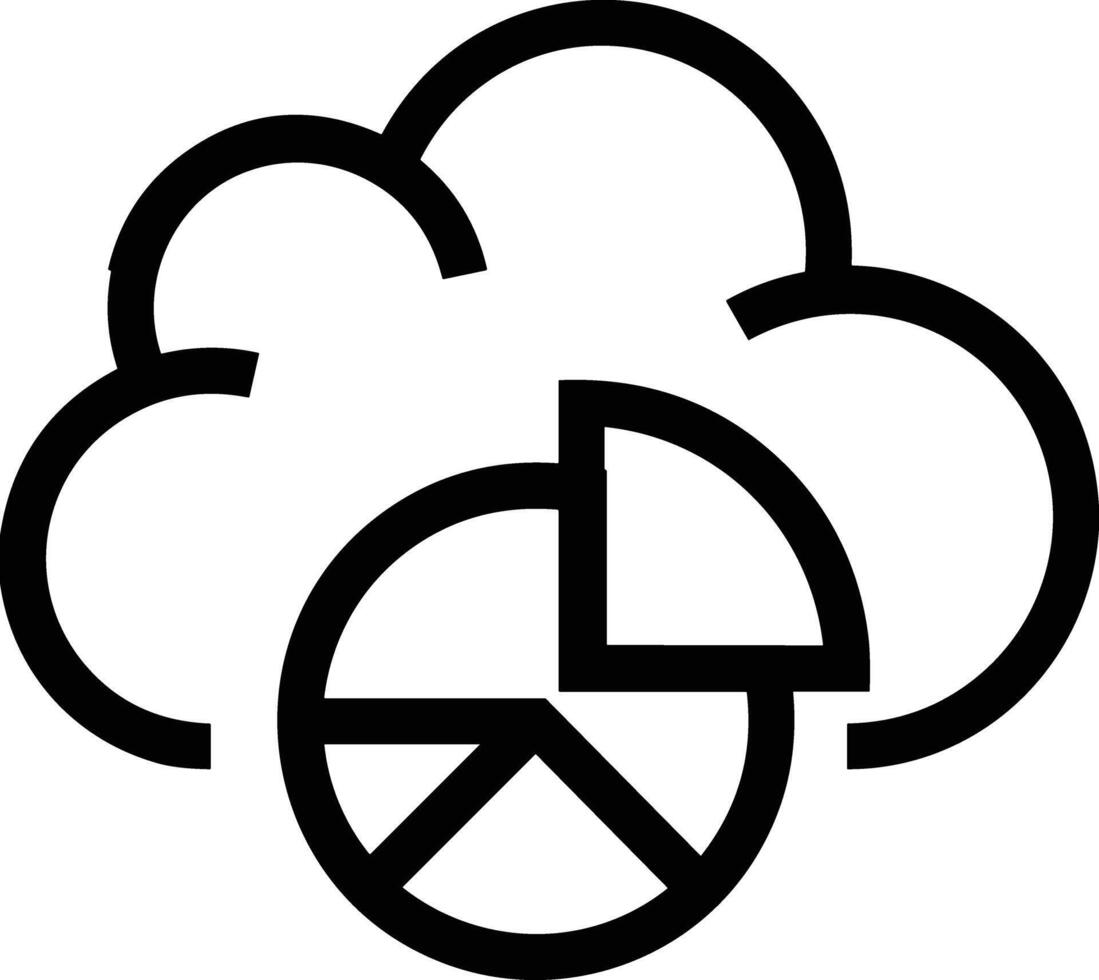 Cloud icon symbol vector image. Illustration of the hosting storage design image