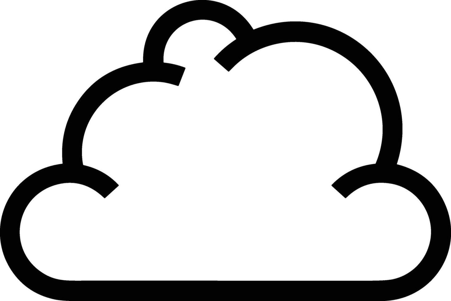 Cloud icon symbol vector image. Illustration of the hosting storage design image