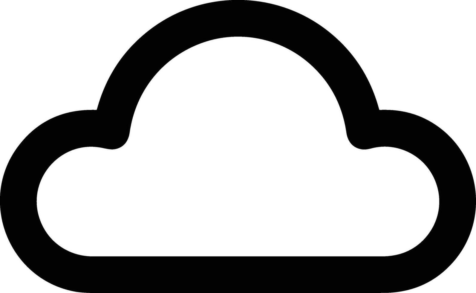 Cloud icon symbol vector image. Illustration of the hosting storage design image