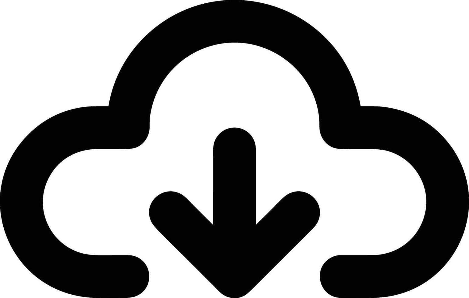 Cloud icon symbol vector image. Illustration of the hosting storage design image