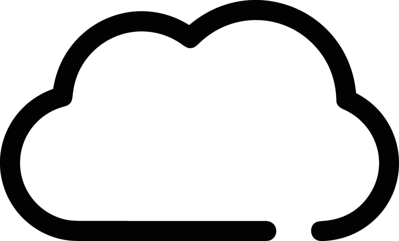 Cloud icon symbol vector image. Illustration of the hosting storage design image