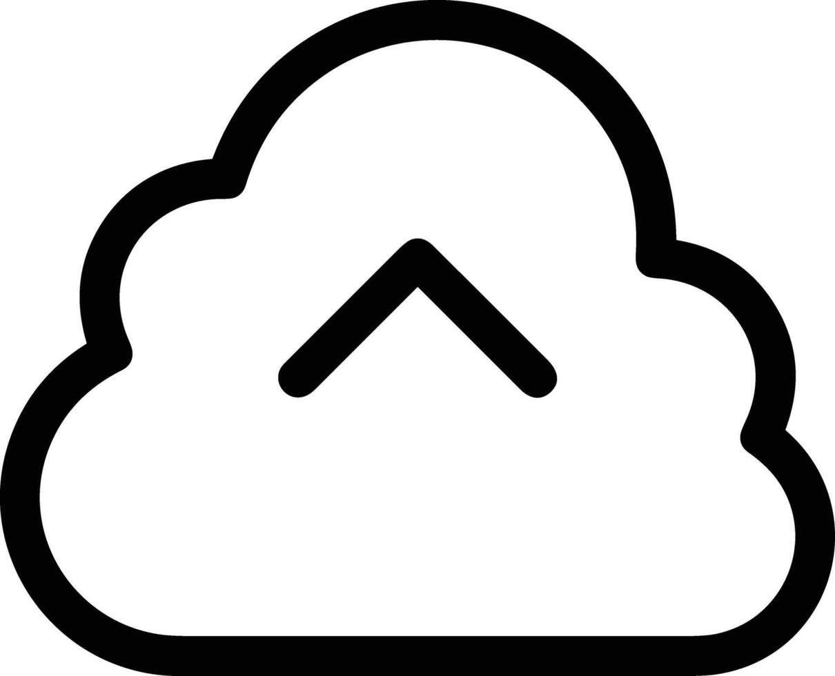 Cloud icon symbol vector image. Illustration of the hosting storage design image