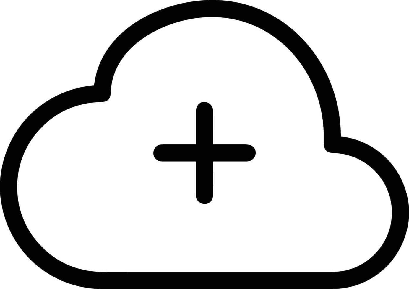 Cloud icon symbol vector image. Illustration of the hosting storage design image