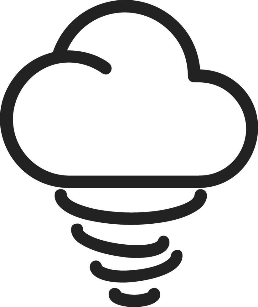 Cloud icon symbol vector image. Illustration of the hosting storage design image