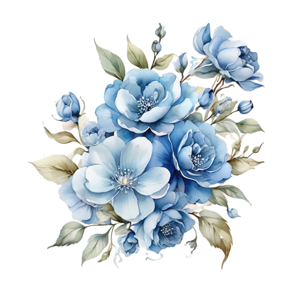 AI generated Digital oilpainted floral pattern design, Glitter flower Bouquet  design, Embossed flower pattern, Glossy flower painting design, Textile flower material design png