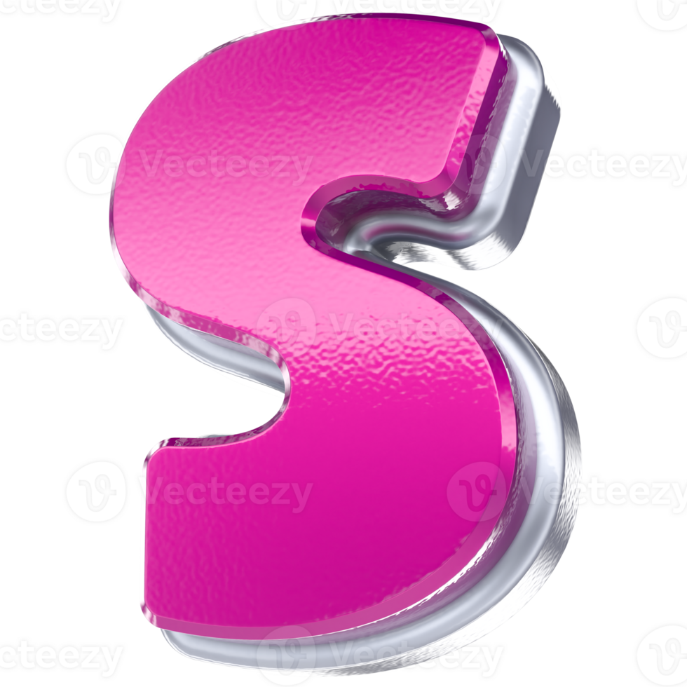 3D Font S Design png