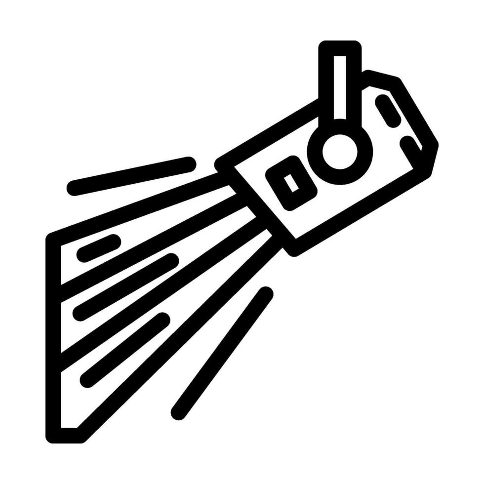 pop disco party line icon vector illustration
