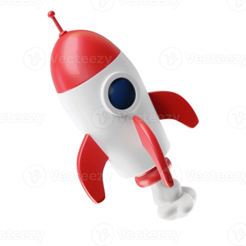 3d rocket png transparent