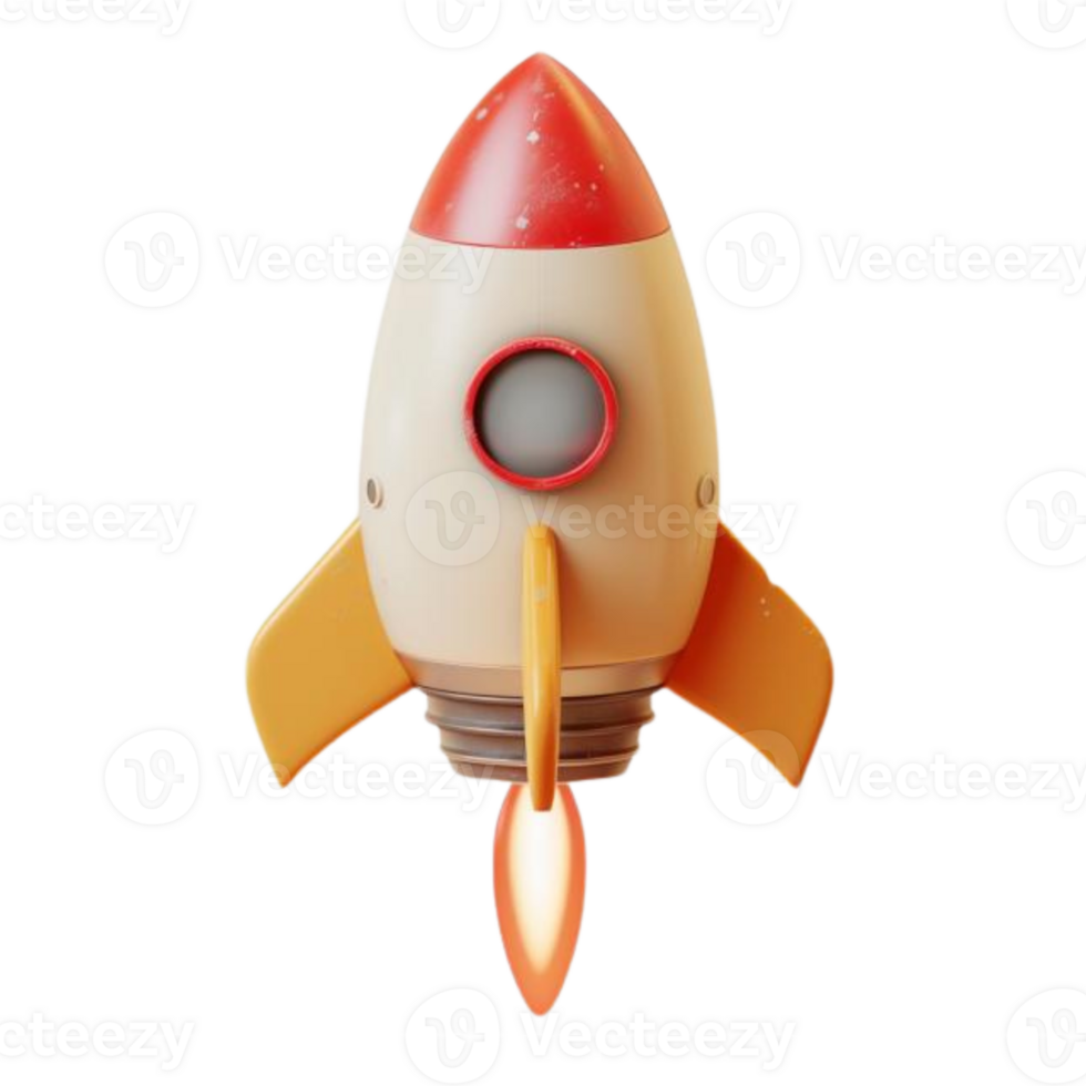 3d rocket png transparent