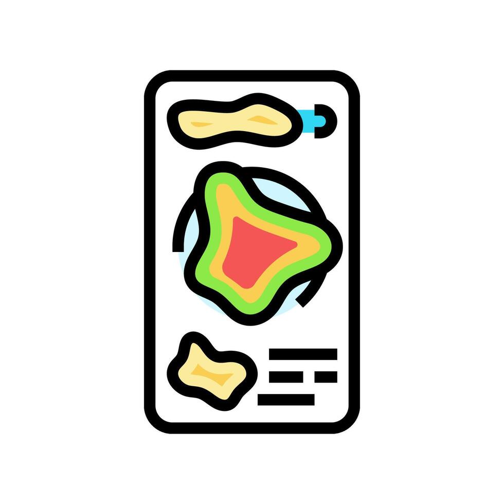 heatmap ux ui design color icon vector illustration