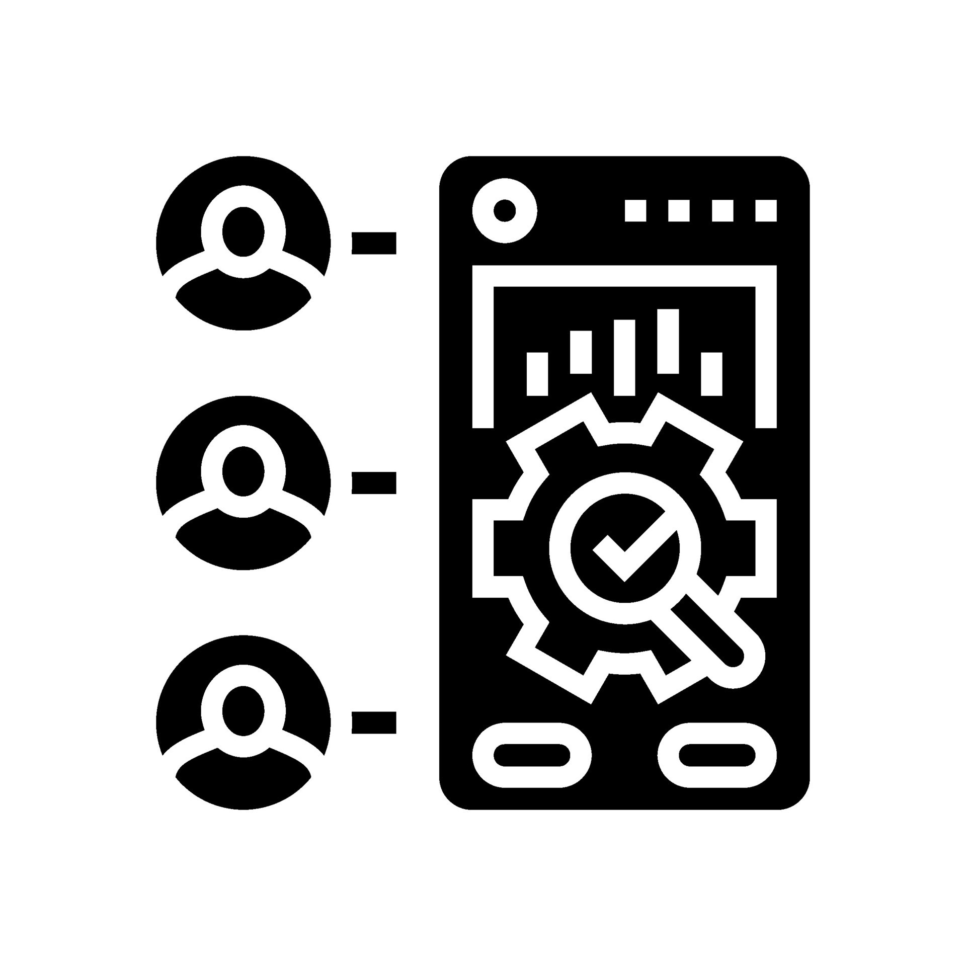 user research ux ui design glyph icon vector illustration 41281803 ...