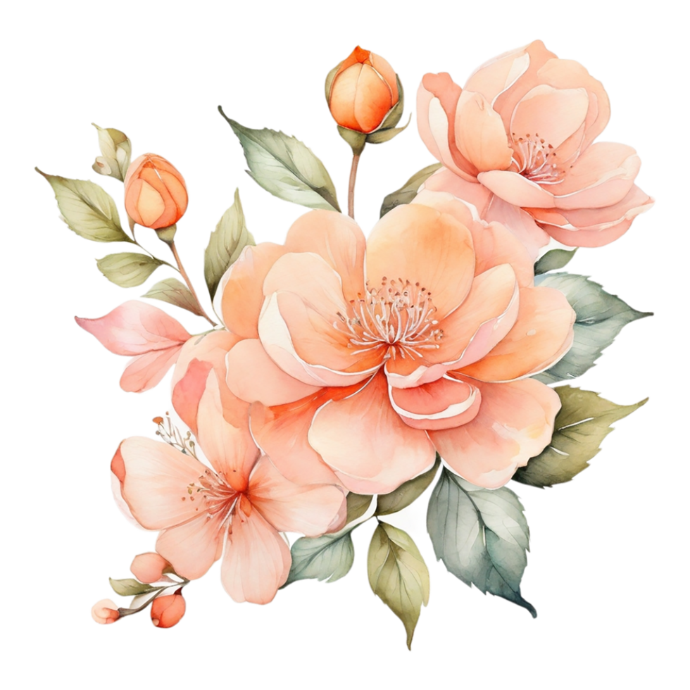 AI generated Digital oilpainted floral pattern design, Glitter flower Bouquet  design, Embossed flower pattern, Glossy flower painting design, Textile flower material design png