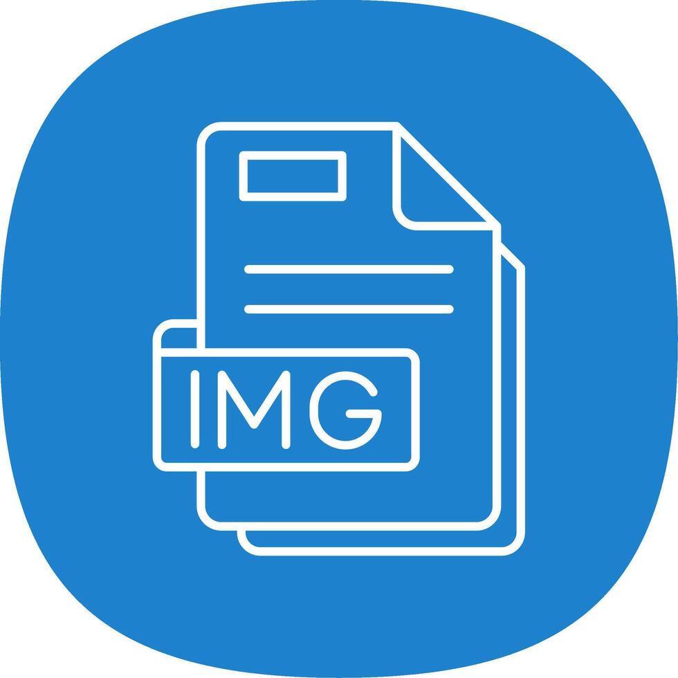 Img Line Curve Icon vector