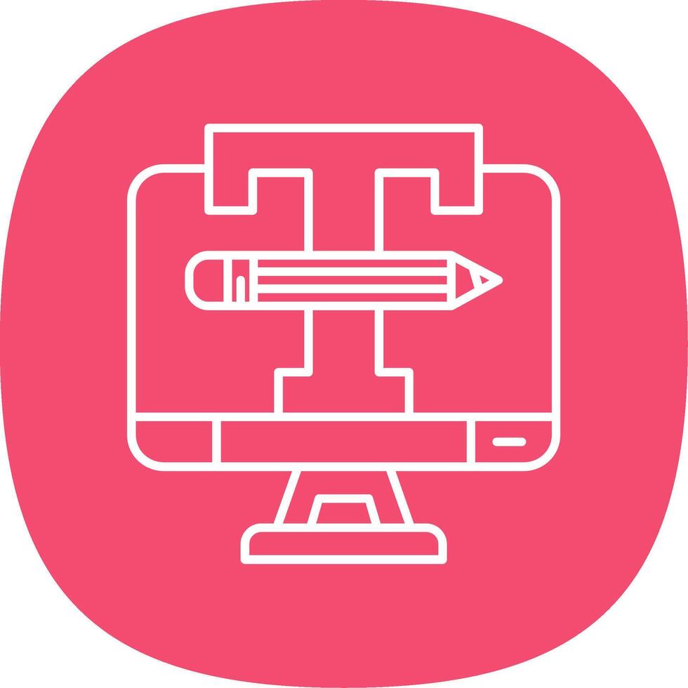 Logo design Line Curve Icon vector