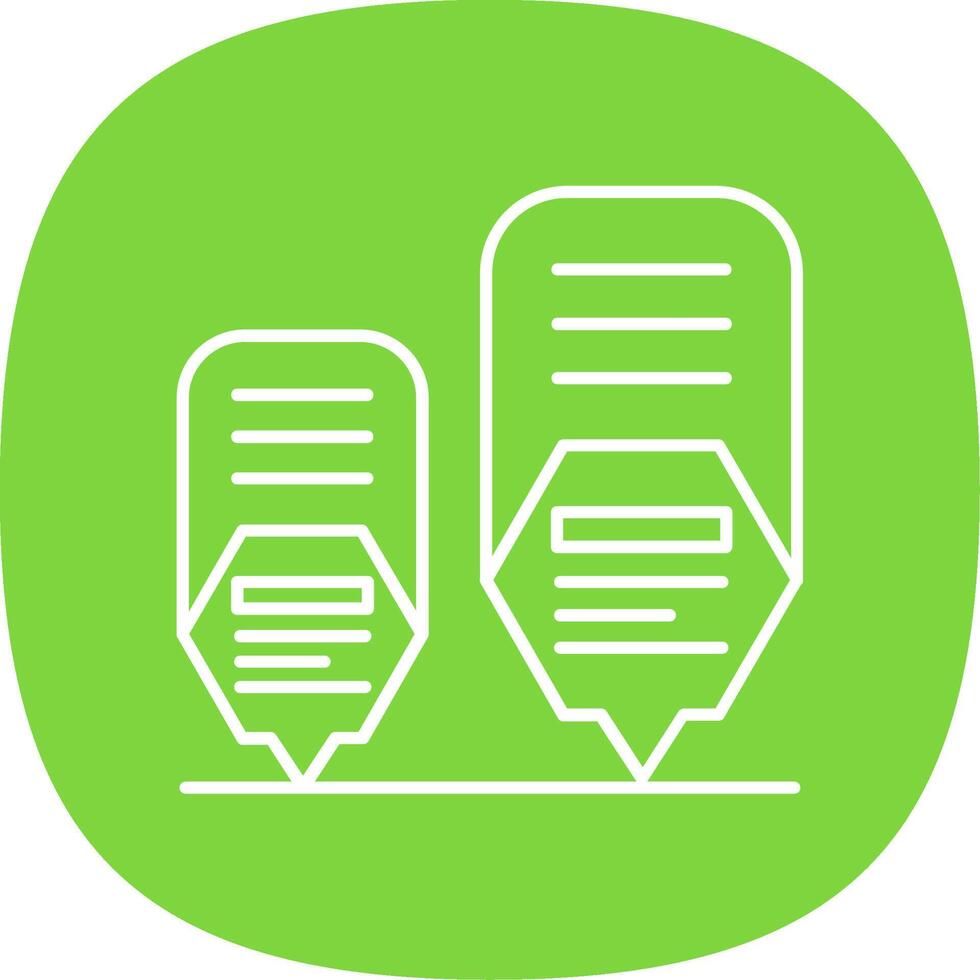 Infographic elements Line Curve Icon vector