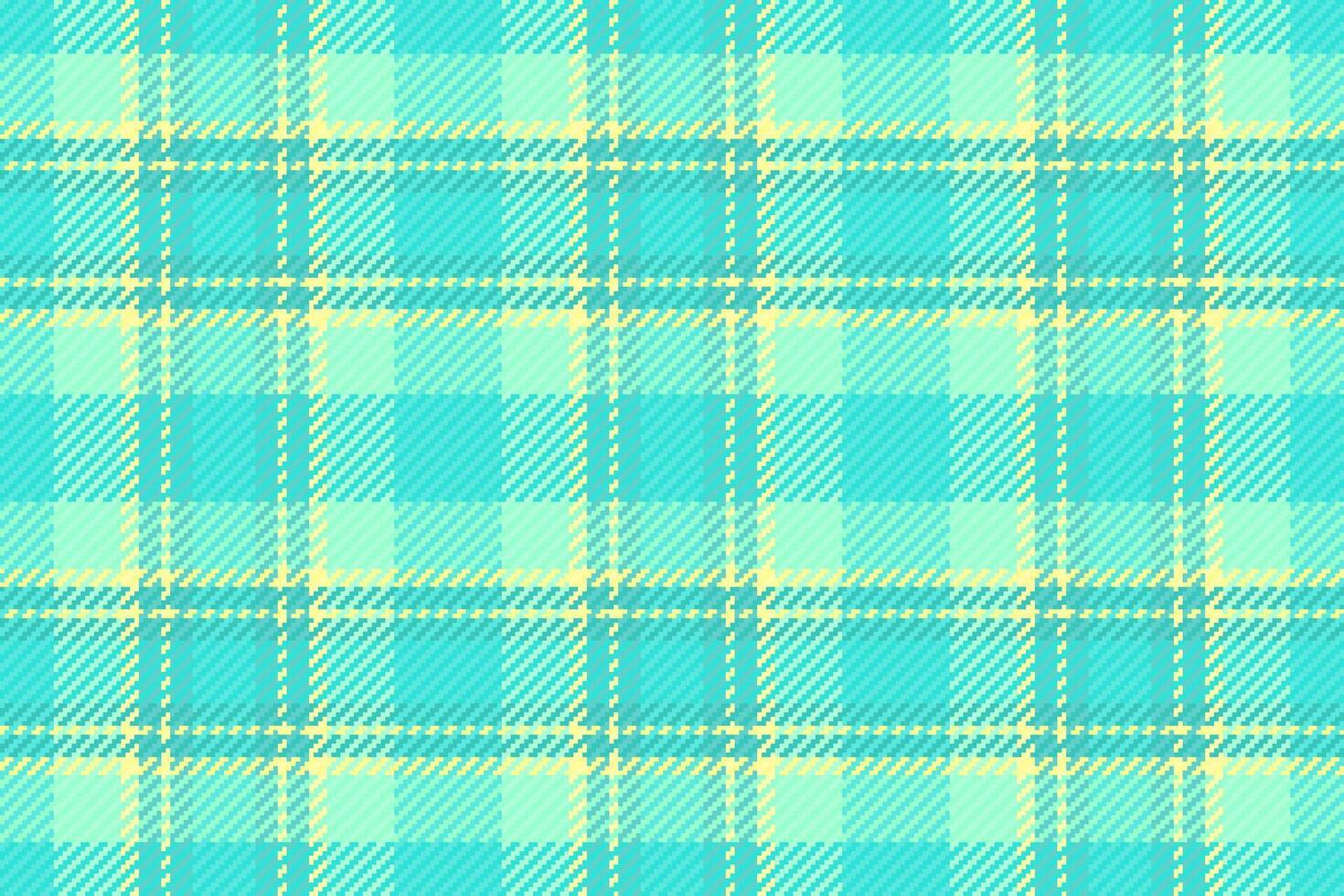 Complexity seamless vector check, cozy background texture tartan. Long pattern fabric plaid textile in teal and mint colors.