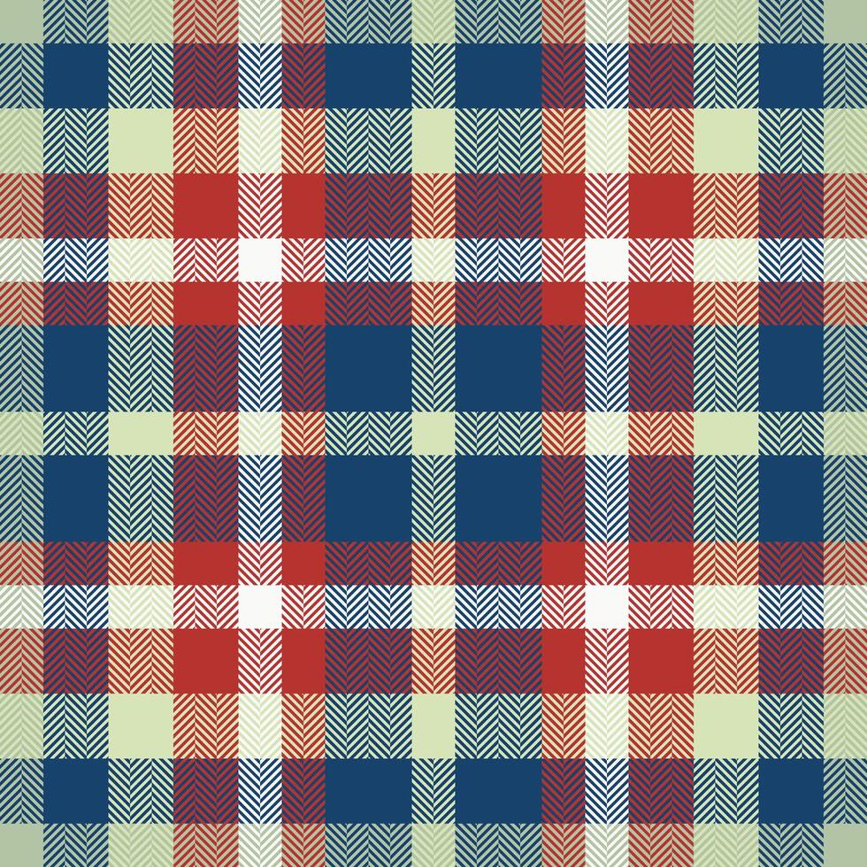 Plaid check pattern. Seamless fabric texture. Tartan textile print. vector